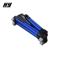 Factory Direct Durable Adjustable Folding Aluminium Alloy Plastic A-Shape Guitar Stand for Violin Bass Floor Use Waterproof