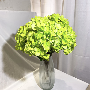 Ramo de flores de hortensia artificiales de alta calidad para centros de mesa de boda decoración de flores - Product Image 3