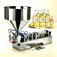 Dispositivo de Llenado de Líquidos Horizontal Semiautomático de Bajo Mantenimiento para Aceite de Oliva Prensado en Frío y Todo Tipo de Aceites Comestibles