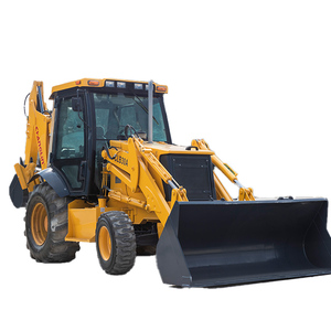 Mit breitem Anwendungs bereich OEM-Service CE-zertifizierter 4x4-Baggerlader mit Joystick-Steuerung - Product Image 1