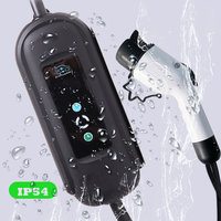 Nouveau chargeur EV portable GB/T, câble de charge de niveau 2, 32A, 7,2KW, 200-220V AC, charge à domicile pour voiture électrique, IP54 pour Id4