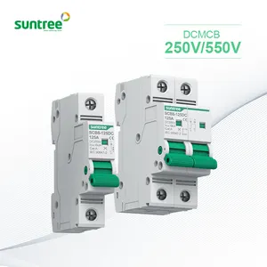 เปิดไฟฟ้า SCB8-125DC 1P 2P มินิ Dc เบรกเกอร์เบรกเกอร์เบรกเกอร์ Dc 2Pole พร้อมใบรับรอง CE