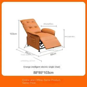 Silla reclinable acogedora de alta calidad, reclinable eléctrico cómodo con bolsillo de almacenamiento para la relajación del hogar - Product Image 5