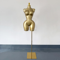 Mannequin de femme brésilienne en plastique BBL, robe de mariée, demi-corps, sexy, grande taille, gros buste, mannequin sans tête