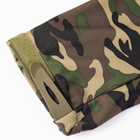 Veste de camouflage Softshell tactique respirante avec doublure en polaire en tissu de nylon imperméable camouflage de la jungle vente en gros
