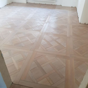 Parquet Versailles Multicapa de Fresno con Reducción de Ruido Transicional, Antideslizante, con Certificación RoHS, Acabado Brillante de Alta Calidad ABC, 12mm 14mm 20mm, para Hotel - Product Image 2