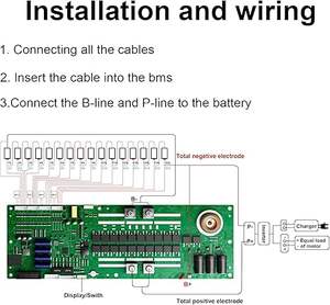 Inverter JK-PB2A16S30P BMS penyeimbang aktif cerdas, papan sirkuit Lithium-ion penyimpanan energi rumah tangga 300A 2 OZ tembaga - Product Image 3