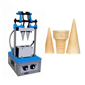 Brand New Automatic Ice Cream Waffle Maker Sugar Wafer Cones Baking Making Machine Suppliers