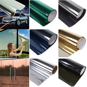 Isolation thermique 2mil Ruban Brun Métallisé Miroir Réfléchissant Décoratif Bâtiment Fenêtre <span class=keywords><strong>Film</strong></span> - Product Image 6