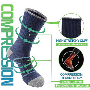 Khối lượng tùy chỉnh mùa đông dày len thoáng khí Vớ thể thao ngoài trời Vớ unisex nhiệt SOX - Product Image 3