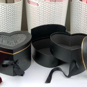 Cosmetics heart-shaped <b>gift</b> packaging paper <b>box</b> printing packaging, can be customized according to needs - Product Image 5