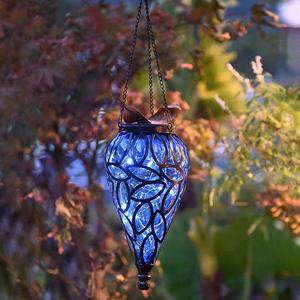 Impermeabile Festival <span class=keywords><strong>giardino</strong></span> portico esterno a LED <span class=keywords><strong>solare</strong></span> <span class=keywords><strong>da</strong></span> <span class=keywords><strong>giardino</strong></span> luce mongolfiera appendere lanterne colorate con fiamma tremolante - Product Image 5