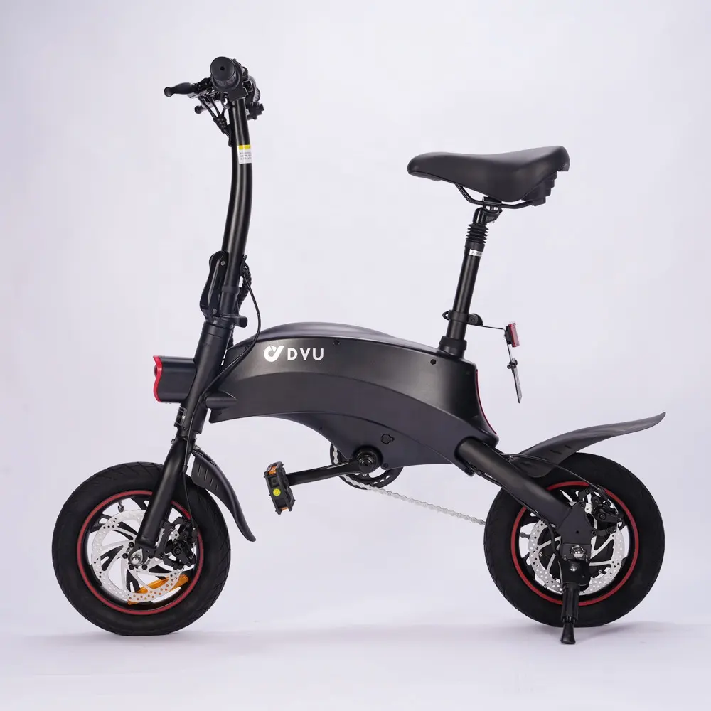 2022 12 Zoll neues Mini-Elektro roller Langstrecken-Moped-Elektromotor rad mit Pedalen