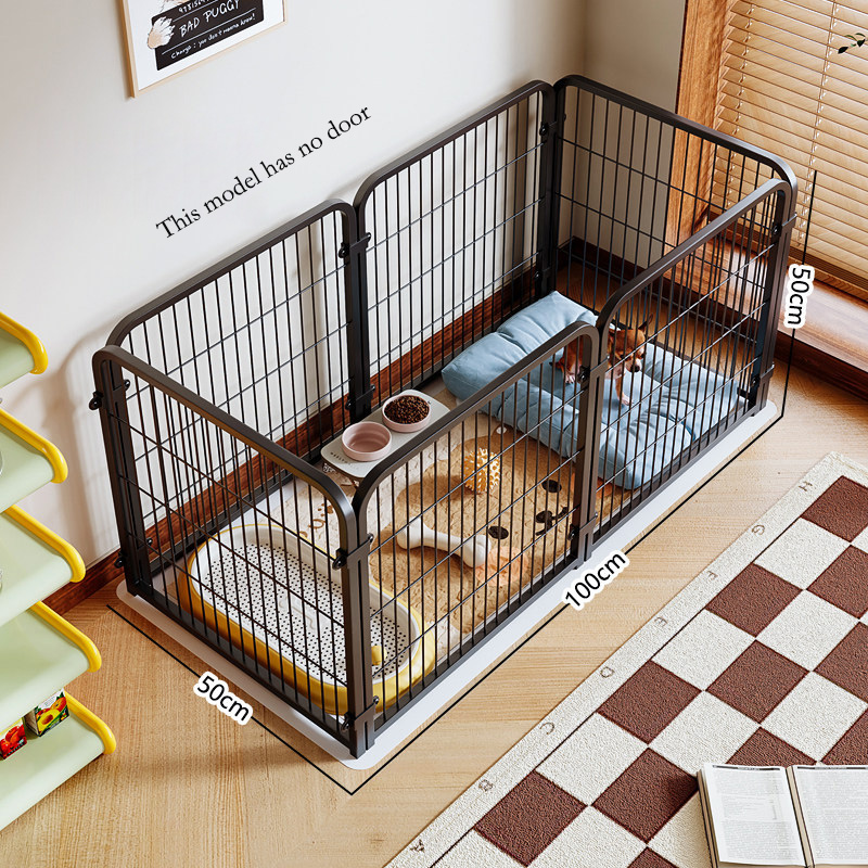 [50 * 50 cm sei pezzi] Versione nera senza porta