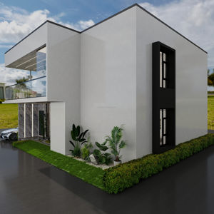 Maisonnette moderne en acier léger Quacent, prête à l'emploi, livrable, bureau d'entrée, villa de parc, salon, salle de bain, chambre, école - Product Image 1