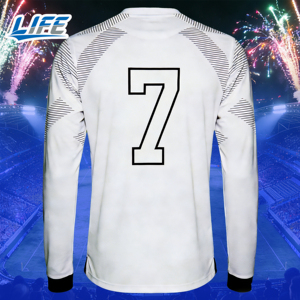 Camiseta <span class=keywords><strong>de</strong></span> Fútbol <span class=keywords><strong>de</strong></span> <span class=keywords><strong>Manga</strong></span> <span class=keywords><strong>Larga</strong></span> Premium <span class=keywords><strong>de</strong></span> Tailandia 2026, Estilo Vintage <span class=keywords><strong>de</strong></span> <span class=keywords><strong>Alemania</strong></span>, Club Europeo, Logotipo y Número Personalizados - Product Image 1