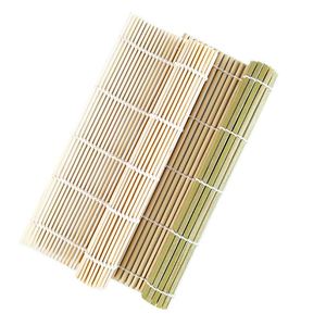 Eco-Friendly Bamboo Sushi Roll up Curtain Japanese Seaweed Bun Rice Divine Tool with Green Skin Roll up for Convenient Use - Product Image 3