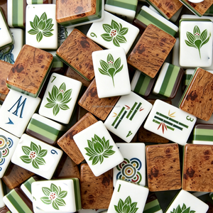 <span class=keywords><strong>La</strong></span> Fête rose, ensemble de mahjong américain à 4 couches, 160 pièces, luxe, <span class=keywords><strong>Oh</strong></span> My Mahjong, ensemble complet de tuiles, cadeau de festival - Product Image 2