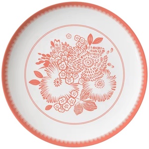 Vente en gros de plats en porcelaine fine rose classique européenne pour mariages - Product Image 3