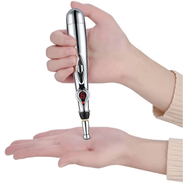 Energy Pulse Meridian Pen for Automatic Acupoint Exploration and Massage