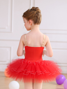 ชุดบัลเลต์เด็กแบบมืออาชีพ เนื้อผ้านุ่ม ระบายอากาศได้ดี หลายสี สำหรับการแสดงบนเวที สำหรับเด็กทุกช่วงวัย - Product Image 5