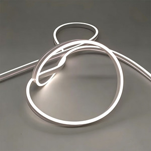 Tira <span class=keywords><strong>de</strong></span> Luz LED <span class=keywords><strong>de</strong></span> Silicona con Neón SMD 2835, Conducto 0410, 12V/24V, Bajo Voltaje, IP20, CRI 80-90, Canal Lineal Empotrable, Ajustable, Regulable - Product Image 1
