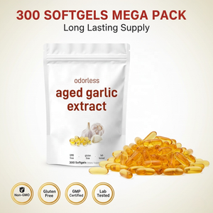 Натуральные мягкие капсулы с экстрактом выдержанного чеснока без запаха, 300 штук, добавка для здоровья сердца, снижает давление и холестерин, укрепляет иммунитет - Product Image 6