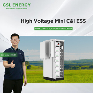 GSL ENERGY 60kWh Hybrid off Grid All-In-One Outdoor Energy Storage System LiFePO4 <b>Battery</b> Inverter Air Cooling 10-Year Warranty - Product Image 1
