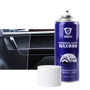 TYRESEALANT 450ml Nettoyant pour tableau de bord de voiture en silicone, cire pour tableau de bord en cuir, spray pour tableau de bord, polissage pour tableau de bord - Product Image 1