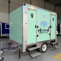 Toilettes mobiles sur mesure, toilettes publiques portables de luxe, toilettes portables pour le camping en extérieur