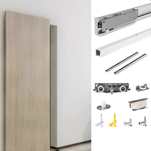 Rail <span class=keywords><strong>de</strong></span> fermeture en douceur <span class=keywords><strong>pour</strong></span> meubles Système <span class=keywords><strong>de</strong></span> montage <span class=keywords><strong>de</strong></span> guidage robuste Roues Rouleaux <span class=keywords><strong>de</strong></span> suspension <span class=keywords><strong>Kit</strong></span> <span class=keywords><strong>de</strong></span> quincaillerie <span class=keywords><strong>pour</strong></span> porte coulissante en bois massif intérieur - Product Image 1