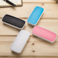 Batterie externe portable USB d'urgence Li-Polymère 18650 2000-6000mAh Mini 10W pour iPhone