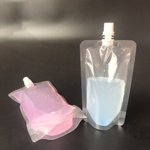 Tái sử dụng đứng chất lỏng nước trái cây bao bì thực phẩm Túi rõ ràng uống đứng trong suốt rõ ràng Spout túi nhựa uống Túi - Product Image 5