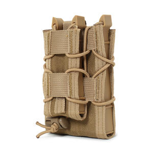Sac d'accessoires tactique en nylon MOLLE, porte-chargeurs double à dégagement rapide, étanche, sac spécial pour les passionnés, pièces et accessoires - Product Image 1