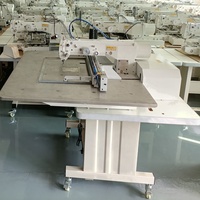 Máquina de coser eléctrica con patrón de tela, máquina de coser de cuero, programación automática por ordenador, 6040