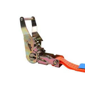 1.5인치 리트랙터블 폴리에스터 로프 래싱 벨트 스트랩 래칫 타이 더블 J 훅 CE 인증 2000kg 브레이크 트랜스포터 LIAOKUO - Product Image 6