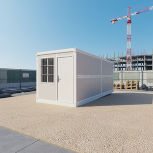 Casa Contenedor Plegable de 20 pies, Transpirable, para Dormitorio, Taller, Oficina en Casa, Hotel, Tienda, Construida con Panel Sándwich de Acero - Product Image 6