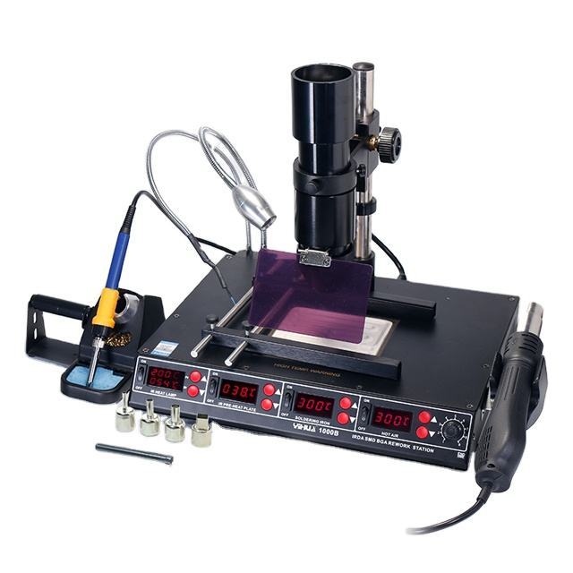 Xtester-1000B IR Heating Soldering Iron Preheating Station Infrared Light Heat BGA Hot airDesoldering Soldering ReworkStation009