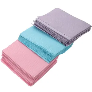 Premium 3 Ply Disposable Raw Material Medical Waterproof Dental Bibs