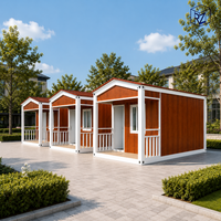 Maison conteneur modulaire de luxe en acier préfabriqué de 20 pieds et 40 pieds, détachable, pour camping, appartements et hôtels Ray-Zen