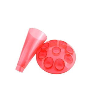 Vendita calda per bambini <span class=keywords><strong>mini</strong></span> sacchetti di pasticceria rotondi in plastica rossa ugelli per crema porta attrezzi supporto per tubazioni per pasticceria - Product Image 3