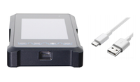 Medidor de Fuerza Digital Inalámbrico Recargable de 4 Canales con Pantalla LCD Portátil para Celdas de Carga
