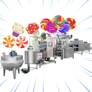 Neue Mini Mix Frucht Mittelgroße Pop Lollipop Gelee Milch Toffee Hart bonbons machen Maschine Small Business