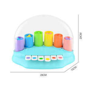 Clavier électronique rebondissant de dessin animé, jouet musical éducatif amusant, Instrument d'éveil pour l'apprentissage précoce, adapté aux enfants de 3 à 6 ans - Product Image 5