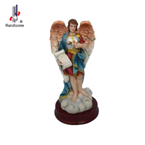 5 pulgadas el arcángel San Rafael resina religiosas arte estatua - Product Image 3