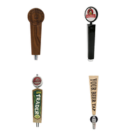 Système de fût à bière pression, article promotionnel pour bar, poignées de robinet à bière personnalisées en bois