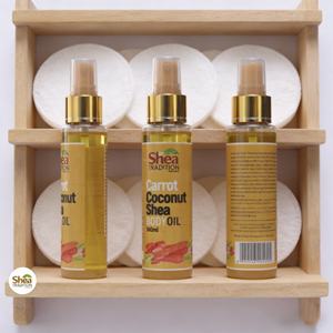 Shea Tradition - Aceite Corporal Orgánico de Manteca de Karité, Zanahoria y Coco, 100 ml, Blanqueador e Iluminador para Todo Tipo de Piel - Product Image 5