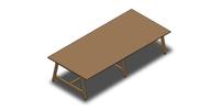 Bureau d'ordinateur pliable classique pour réunion, poste de travail avec prise intégrée
