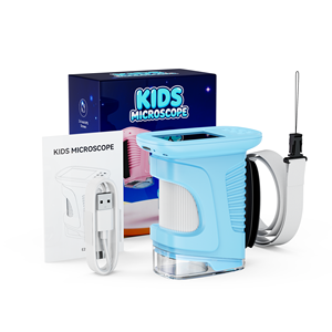 Inskam E209 <span class=keywords><strong>Microscopio</strong></span> <span class=keywords><strong>e</strong></span> <span class=keywords><strong>Telescopio</strong></span> Digitale 2-in-1 per Bambini, HD 1080P, Giocattolo STEM Portatile per Esplorazione della Natura all'Aperto - Product Image 2