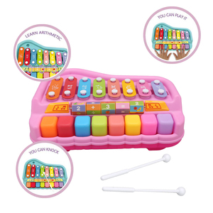 Jouet de musique 3 en 1 pour enfant, animé, 8 clés, <span class=keywords><strong>Xylophone</strong></span>, Piano à nues, avec <span class=keywords><strong>Xylophone</strong></span> éducatif, garçons et filles - Product Image 4